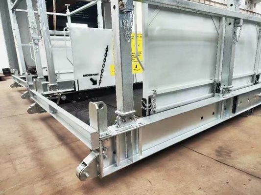 3.5m Vaste platteform kraan laaddek FMLP3500 Breedte 3500mm Vollaadcertificaat