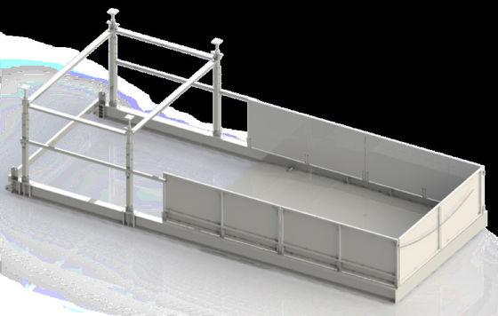 Goede prijs 2.0m Vaste plattegrond kraan laaddek FMLP2000 Breedte 2000 mm Vollaadcertificaat online