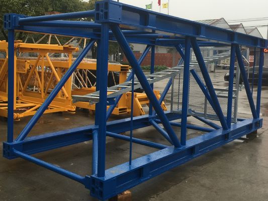 Epoxyverf 6000 mm toren kraan mast sectie met hoge precisie verwerking