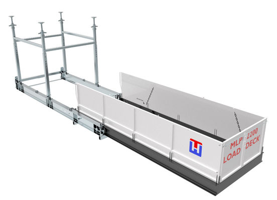 MLP2600 5 ton capaciteit kraan laaddek voor meer verdiepingen tellende bouwplaatsen