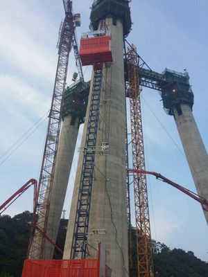 Neiging 33m/min 2000kg bouwmateriaal Lifting Hoist Auto Landing System