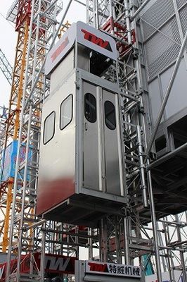 15kw 250m 40m/min Bouwterreinhef voor materiaal met frequentieomvormer