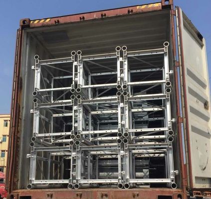 Goede prijs 8.0mm Dikte 650x650mm Mastsektie Lift Spare Parts online