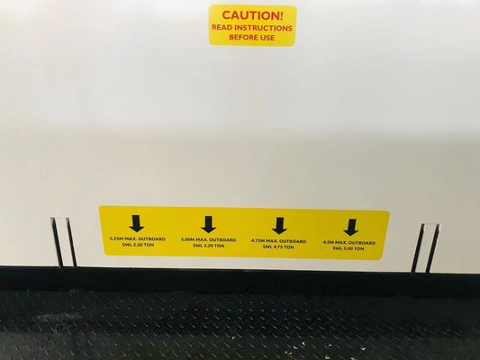 2200mm Dek Superdeck van de Breedte het Intrekbare Lading voor Hoge StijgingsBouwwerf