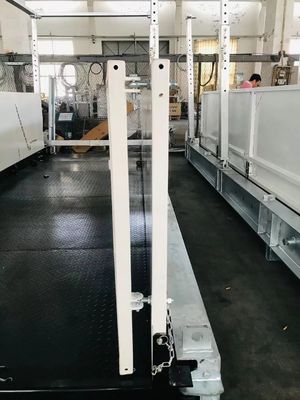 2.8m breedtrekbaar laadplatform voor bouwterreinen torenkraan