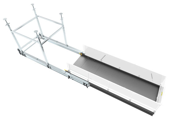 Breedte 2800 mm Epoxy verf kraan laaddek voor gereedschappen en materialen