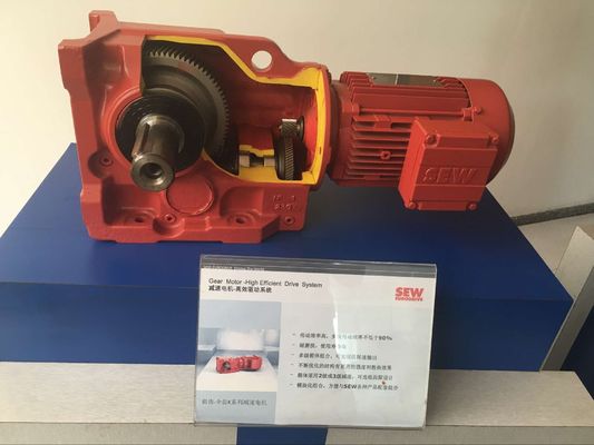 Goede prijs High Torque 250Nm Helical Bevel Gearbox, 22kW Naai Eurodrive Gearbox online