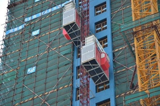 Goede prijs Rack Pinion 1500kgs Gebouw Constructie Lift Q345B Staal online