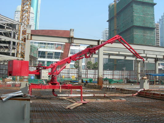 Goede prijs Handmatige 13m 20Mpa Hydraulische Beton Plaatsing Boom 360 Graden Slewed online