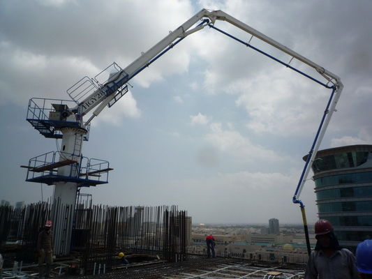 Goede prijs Binnenklimmen Vaste 24m Spin Concrete Placing Boom Voor Constructie Toren online