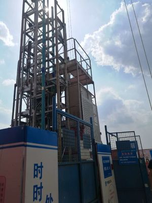 SC200/200G schachtlift Gebouwlift met warm gegalvaniseerd materiaal Gebouwbouw Lift Verzameld binnen
