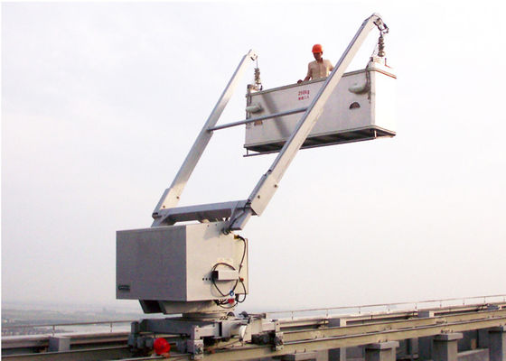 Goede prijs 180m hoogte Bmu gebouw onderhouds-eenheid met twin jib reiniging en gordijn muur installatie online