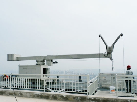 Goede prijs 500 meter hoge onderhoudsruimte met 300 kg aluminium gondel permanent op de top van het gebouw online